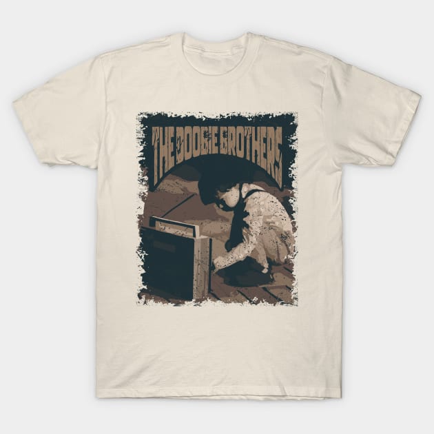 The Doobie Brothers Vintage Radio T-Shirt by K.P.L.D.S.G.N